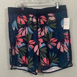 Old Navy Palm Print NWT Board Shorts size 36